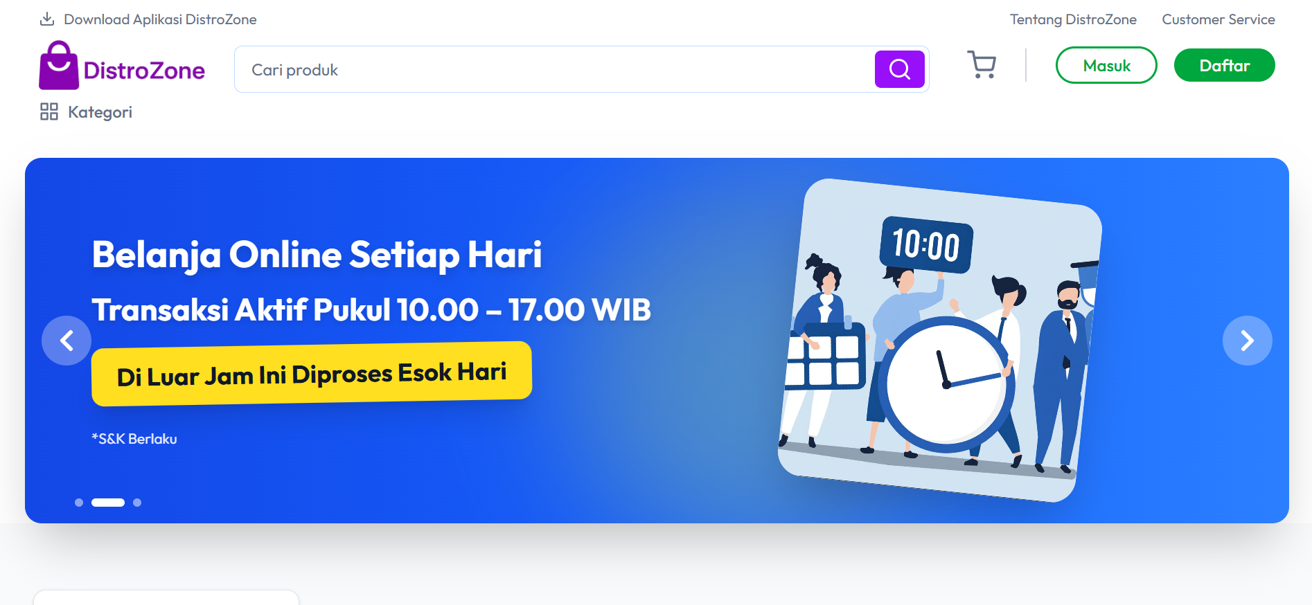 Distro Zone E-Commerce